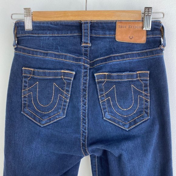 TRUE RELIGION Skinny Dark Blue Jeans - Picture 5 of 6